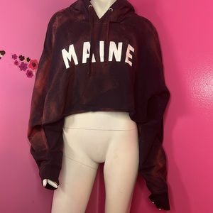 Urban Outfitters “Maine” tie-dyed Urban Renewal cropped sweatshirt size medium